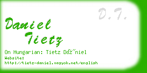 daniel tietz business card